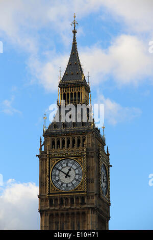 Londres : Big Ben (Elizabeth Tower) Banque D'Images