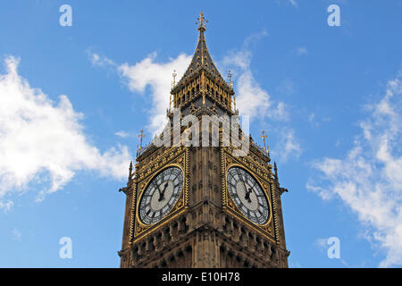 Londres : Big Ben (Elizabeth Tower) Banque D'Images