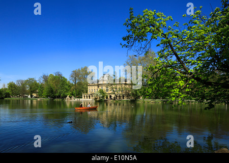 Seeschloss Monrepos am Eglosheimer Voir à Ludwigsburg, Bade-Wurtemberg Banque D'Images