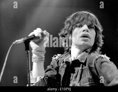Le chanteur des Rolling Stones Mick Jagger effectue à Munich Banque D'Images