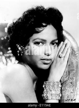 Portrait de l'actrice Dorothy Dandridge Banque D'Images