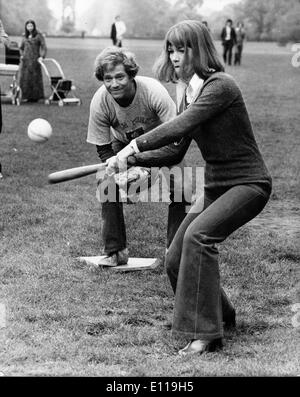 Glenda Jackson et George Segal dans film Banque D'Images