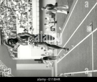 Juillet 31, 1976 - Jeux olympiques de Montréal. Saut en finale. Photo montre : Arnie Robinson U.S.A vu gagnante quand les hommes. Banque D'Images