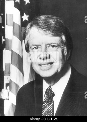 Le président des États-Unis Jimmy Carter Banque D'Images