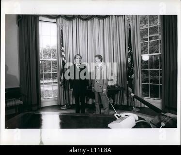 Septembre 09, 1977 - Le Président Jimmy Carter avec le président Carlos Andres Perez du Venezuela, le jour de la signature de la nouvelle Par Traité du Canal, à l'Office de Tourisme, Maison Blanche. Banque D'Images