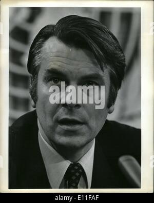 10 octobre 1977 - David Owen à l'ONU Banque D'Images