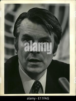 10 octobre 1977 - David Owen à l'ONU Banque D'Images