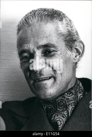 11 novembre 1977 - Michael Manley, Premier Ministre de la Jamaïque. Banque D'Images