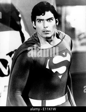 10 Oct 2004, Hollywood, CA, USA ; (PHOTO, 1978), acteur Christopher Reeve dans 'Superman' le film. Reeve est décédé à son New York Banque D'Images