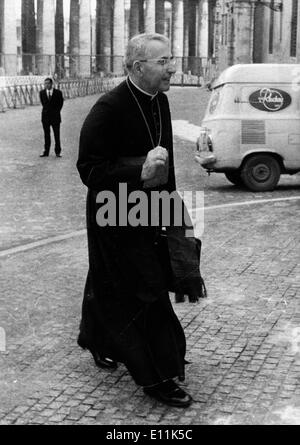 Aug 28, 1978 ; Rome, Italie ; LE PAPE JEAN PAUL (1912-1978) Le Pape et le souverain de la Cité du Vatican à partir de 8/78-9/78, l'un des plus courts Banque D'Images