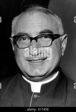 Aug 28, 1978 ; Rome, Italie ; le cardinal évêque de Suburbicarian, Paolo Bertoli (1908-2001). Banque D'Images