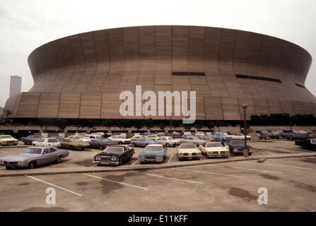 Sep 15, 1978, New Orleans, LA, USA ; Le Superdome à La Nouvelle-Orléans, où boxeur Muhammad Ali se battra pour reprendre son titre de champion du monde qu'il a perdu en split décision de LEON SPINKS sept mois agoin février 1978. Au cours de cette lutte ALI remporte le titre pour une troisième fois.. (Crédit Image : KEYSTONE/ZUMAPRESS.com) Photos USA Banque D'Images