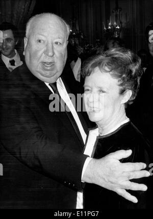 Alfred Hitchcock avec femme Alma Reville Banque D'Images