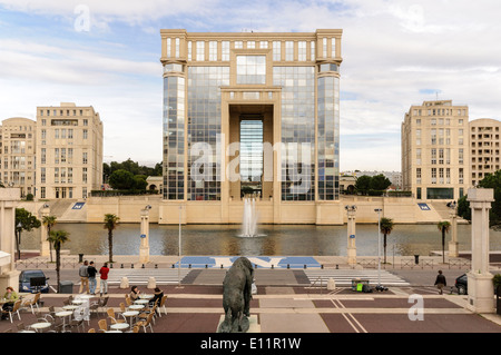 L'hôtel de région, Montpellier, France Banque D'Images