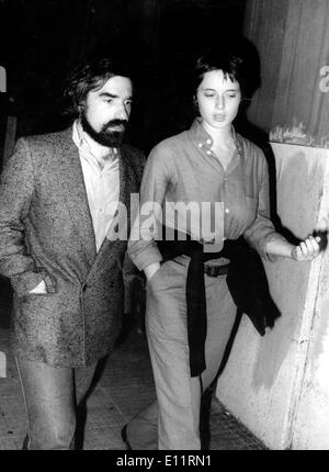 L'actrice Isabella Rossellini avec mari Martin Scorsese Banque D'Images