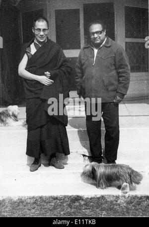 Chef religieux spirituel tibétain 14e dalaï-Lama en visite Banque D'Images