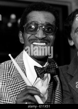 Sammy Davis Jr., chanteur avec le pilon Banque D'Images