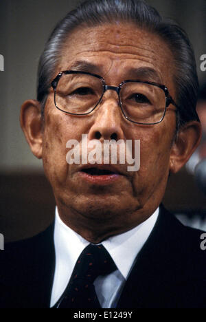 Aug 05, 1985 ; Washington, DC, USA ; File photo, date inconnue. Président de la banque centrale japonaise écart Mayekawa HARUO.. Banque D'Images