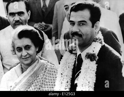 Déc 14, 2003 ; à New Delhi, Inde ; FILE PHOTO SADDAM HUSSEIN capturé par les forces des États-Unis aujourd'hui Décembre 14, 2003 à Tikrit, en Irak. Sadda Banque D'Images