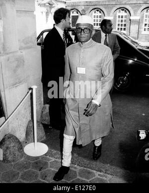 Apr 01, 2009 - Londres, Angleterre, Royaume-Uni - MORARJI DESAI. Morarji Ranchhodji Desai 29 février 1896 Ð 10 avril 1995 a été Banque D'Images