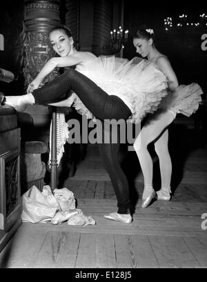 Apr 01, 2009 - Londres, Angleterre, Royaume-Uni - ballerine danseuse Martine Clary .c Banque D'Images