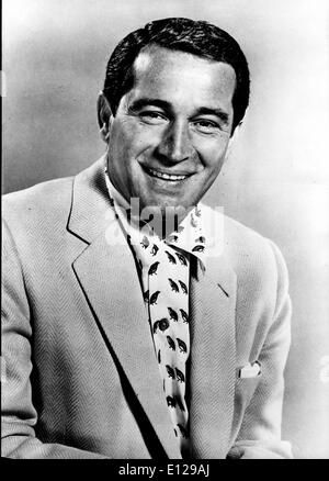 Apr 01, 2009 - Londres, Angleterre, Royaume-Uni - Perry Como. Pierino ''Perry Como'' 18 Mai 1912 - 12 mai 2001 a été une Amérique Banque D'Images