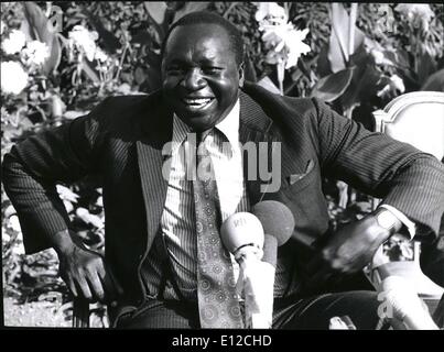 Le 12 décembre 2011 - Kempala. Ouganda : Idi Amin. L'impitoyable gouverneur de l'Ouganda, le Président à vie, al Hajj, Fild Dr Maréchal Idi Amin Banque D'Images