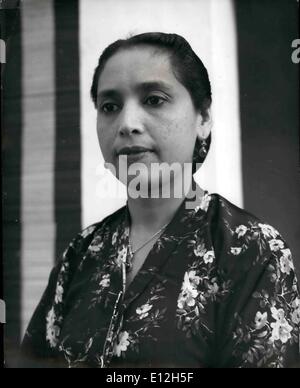 03 janvier 2012 - l'homme qui façonnent la destinée de la nouvelle indépendance Malaya. Tunku Abdul Rahman, le Ministre principal de la Banque D'Images