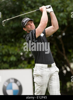 Wentworth, au Royaume-Uni. 21 mai, 2014. Ben Foden au cours de l'événement de l'Pro-Am 2014 BMW PGA Championship du West Course Wentworth Golf Club : Action Crédit Plus Sport/Alamy Live News Banque D'Images