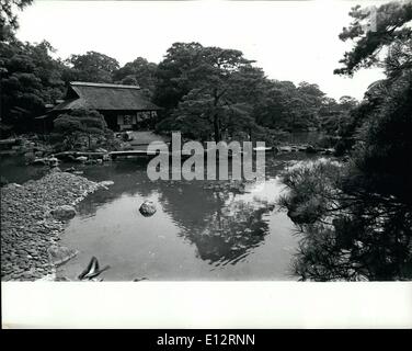 24 février 2012 - Kyoto Japon jardin de thé et Villa Impériale de Katsura Banque D'Images
