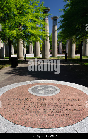 Cour du 3 étoiles à Nashville's Bicentennial Mall, Nashville, Tennessee Banque D'Images