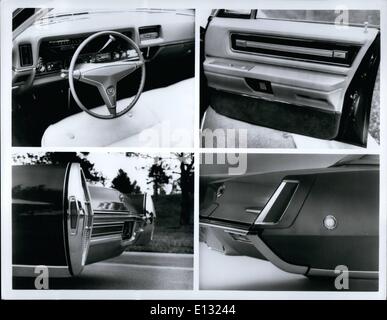 Le 26 février 2012 - H00 Ã¢â€ du 8 septembre, 1967 Pour 1968, Cadillac continue d'alliant luxe, confort et de sécurité. Sur le Banque D'Images