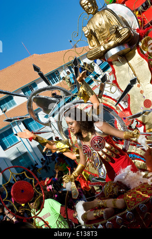 Carnaval de Mindelo - 2014 street parade. Banque D'Images