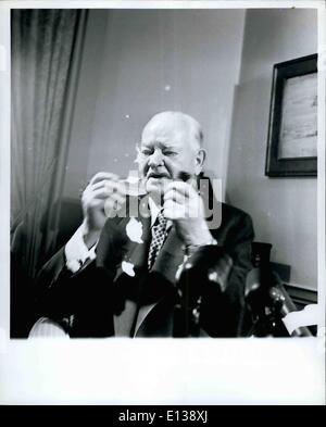 29 février 2012 - L'ancien président Herbert Hoover Banque D'Images