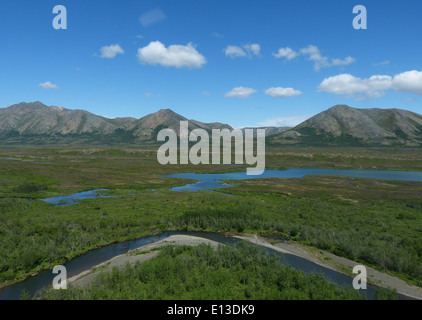 La rivière Kwethluk Banque D'Images