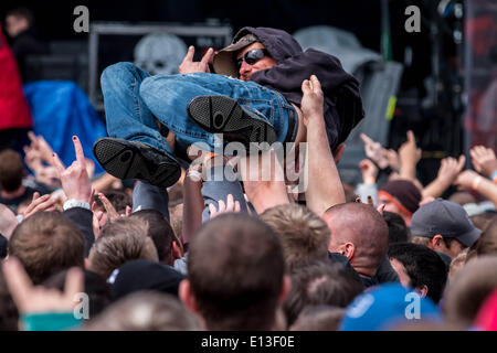 Columbus, Ohio, USA. 19 mai, 2014. L'atmosphère sur la deuxième journée de la 2014 sur la gamme Rock Festival au stade de l'équipe de Columbus en Ohio le 17 mai 2014 © Marc Nader/ZUMA/ZUMAPRESS.com/Alamy fil Live News Banque D'Images