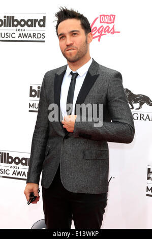 Pete Wentz (Fall Out Boy) bei der Verleihung der Billboard Music Awards 2014 dans der MGM Grand Garden Arena. Las Vegas, 18.05.2014/photo alliance Banque D'Images