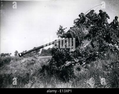 27 mars 2012 - opérations militaires en français Grande-bretagne : 20,000 hommes sont concentrés dans une grande opération à Coetquiden f Banque D'Images