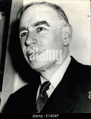 31 mars 2012 - John Maynard Keynes Banque D'Images