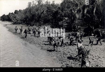 04 avril 2012 - Delta du Mékong Vietnam guerre de guérilla Banque D'Images