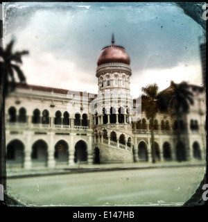 Ornate dome et archway à Kuala Lumpur, Malaisie Banque D'Images