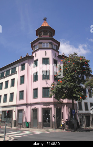 Rua 31 de Janeiro Funchal Madeira Banque D'Images