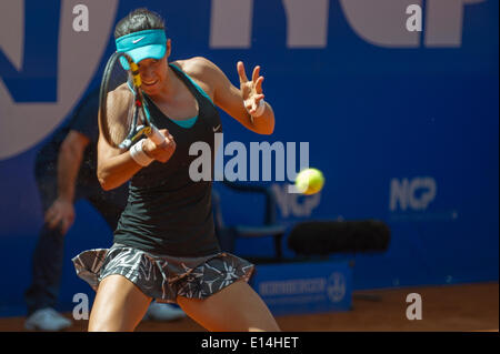 Forhand dur par Caroline Garcia (FRA) Banque D'Images