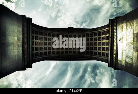 L'Arche de Washington Square Park, New York City Banque D'Images