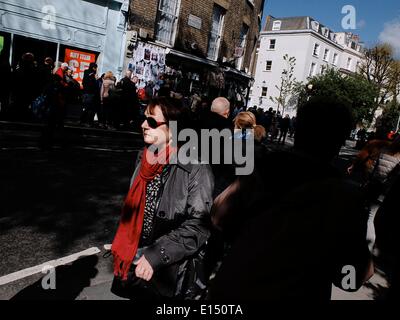 Londres, Royaume-Uni. Apr 19, 2014. Dans la région de Notting Hill © Giannis Papanikos NurPhoto ZUMAPRESS.com/Alamy //Live News Banque D'Images