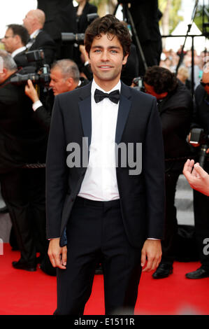 Cannes, France. 21 mai, 2014. Adrian Grenier participant à la "recherche" de la première à la 67e Festival de Cannes le 21 mai 2014/photo : dpa Crédit alliance photo alliance/Alamy Live News Banque D'Images