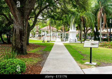 Constitution Plaza Park St Augustine FL Banque D'Images