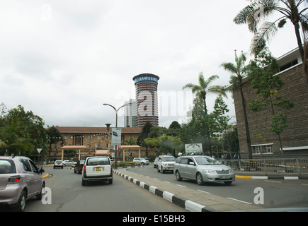 Le centre-ville de Nairobi. Banque D'Images