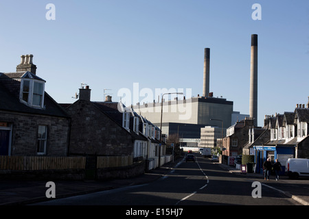 Cockenzie power station, une centrale à charbon dans la région de East Lothian, Ecosse. Banque D'Images