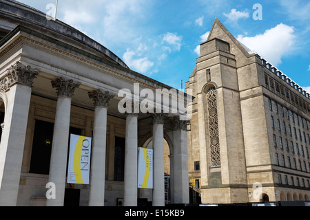 Détail de la bibliothèque centrale de Manchester UK Banque D'Images